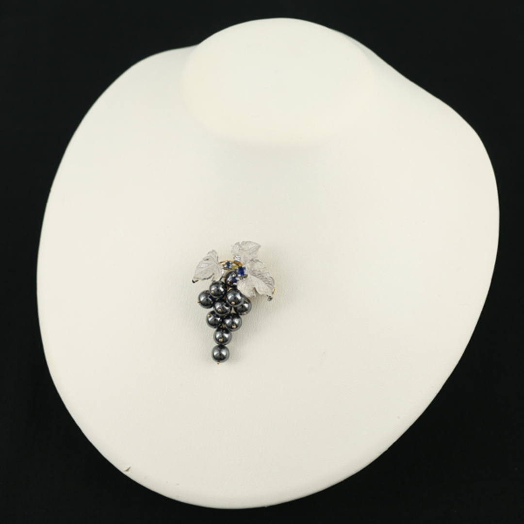 石川暢子 ブローチ兼ペンダントトップ ブドウ アズタイム 石川暢子