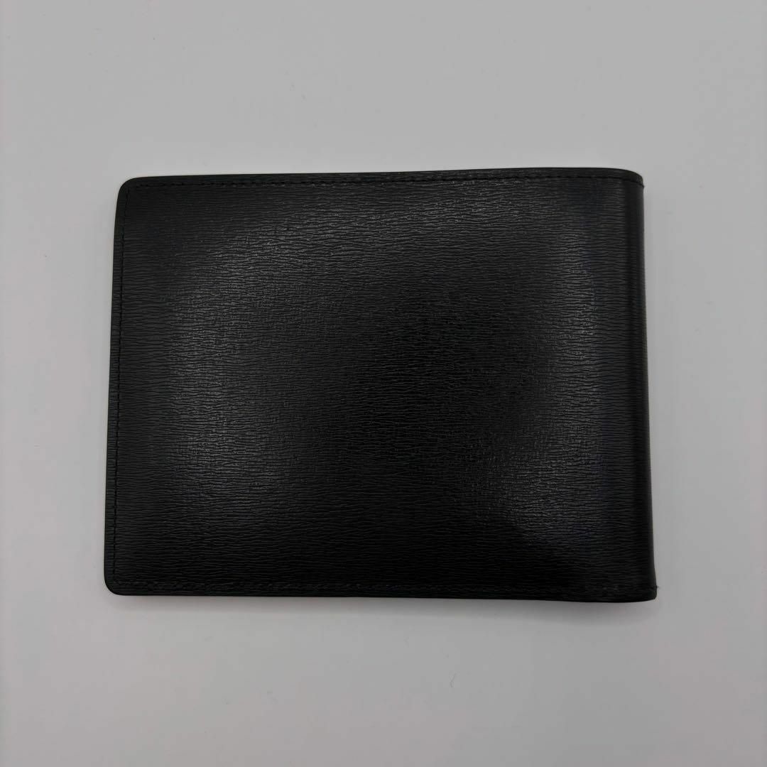 極美品 BURBERRYバーバリー 二つ折り財布 ノバチェック ブラック 極美