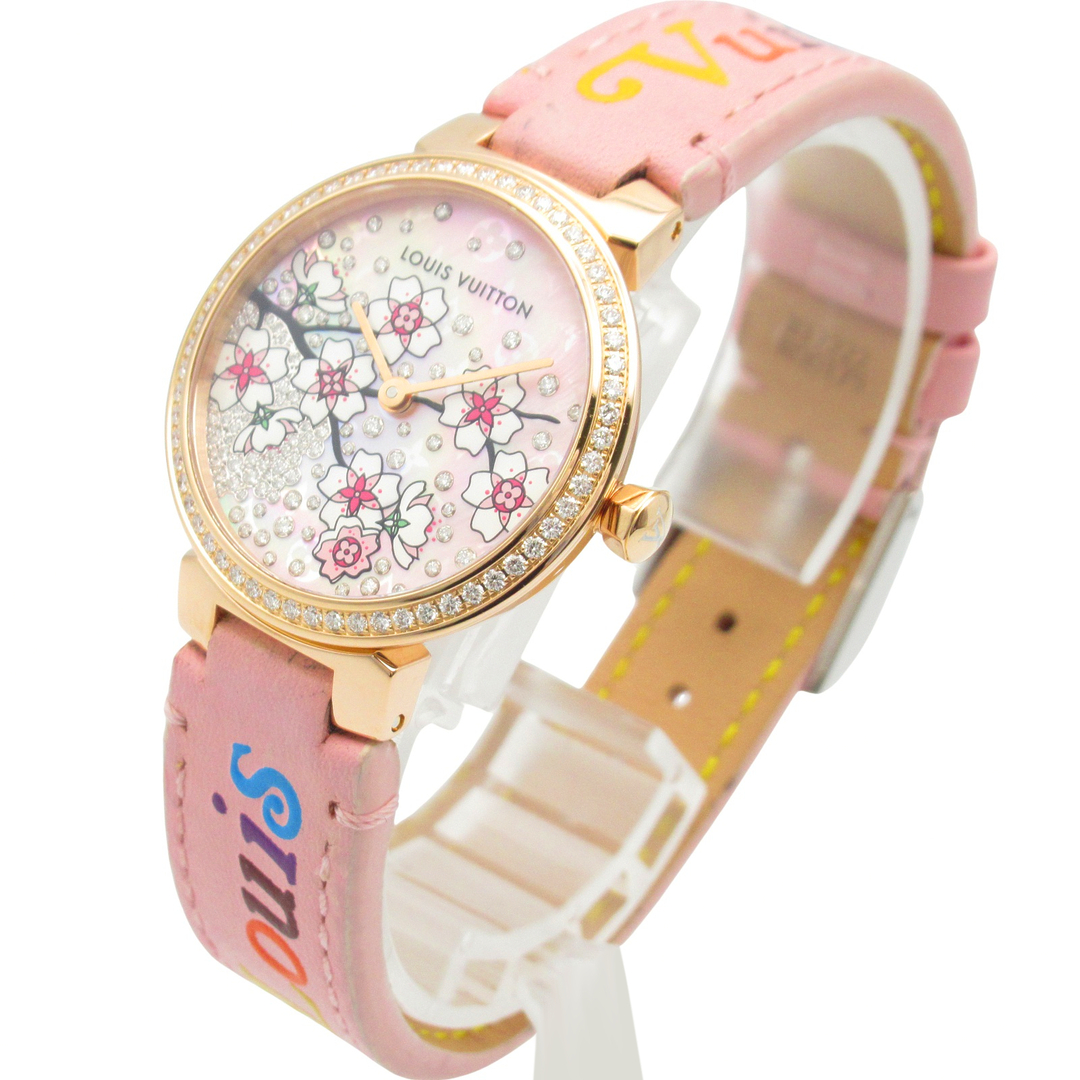 LOUISVUITTON 腕時計ベルト（タンブール用）ホワイトピンク モノグラム