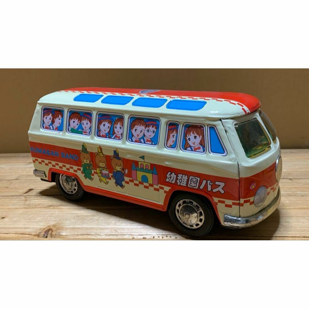 イチコー VW ワーゲン タイプⅡ 幼稚園バス ブリキおもちゃ Amazon.co