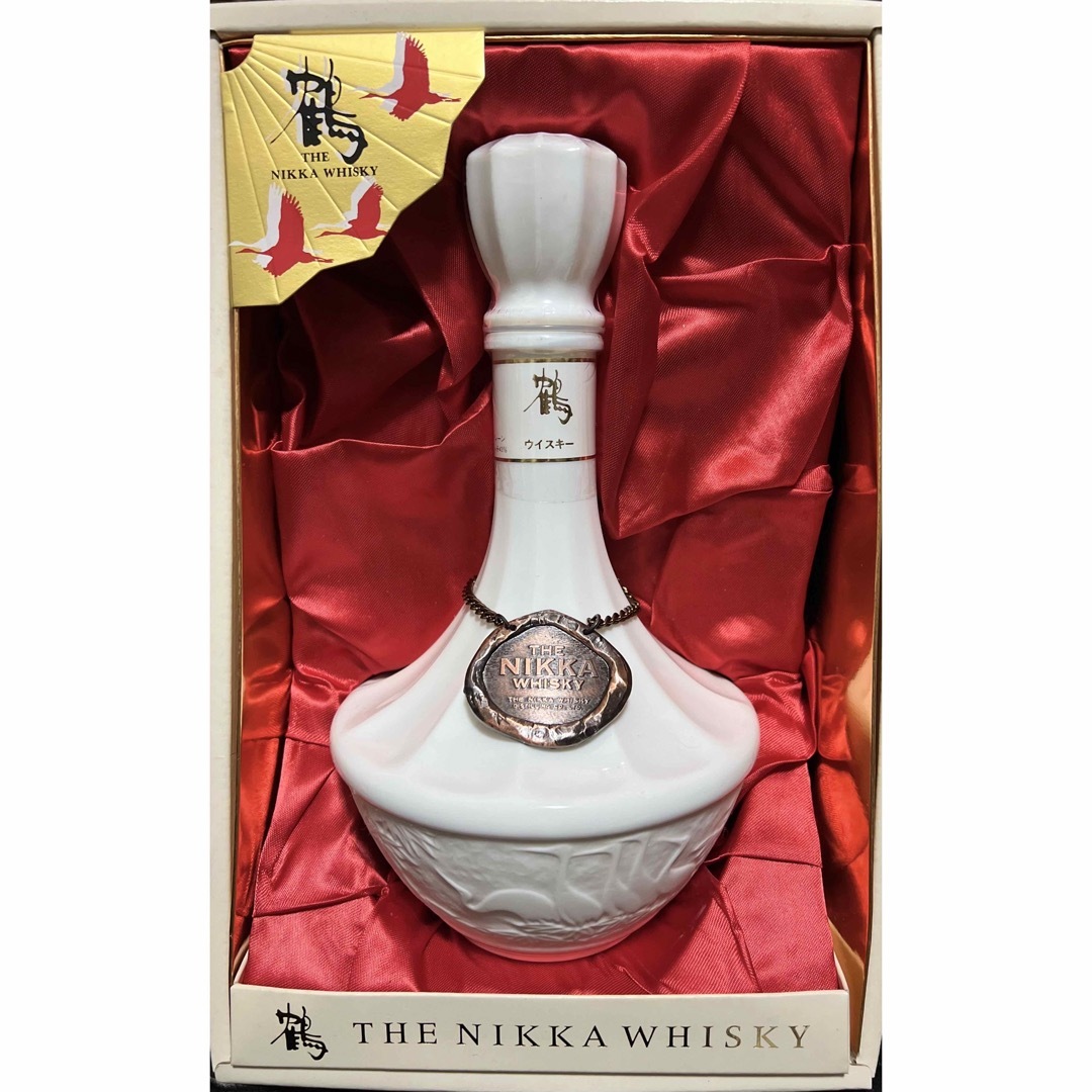 ニッカ 鶴 ウイスキー 陶器ボトル 未開封 箱付き コレクター向け