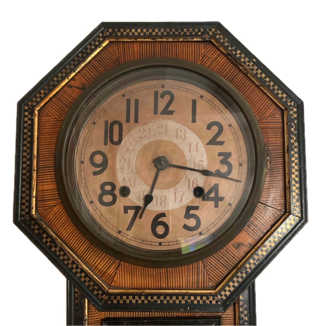 精工舎 SEIKOSHA 掛け時計 柱時計 八角 ゼンマイ時計 【公式通販】