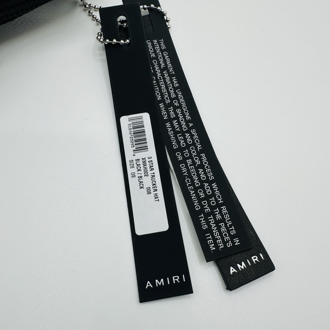 AMIRI 3STAR LOGO アミリ トラッカーキャップ ロゴ 平野紫耀
