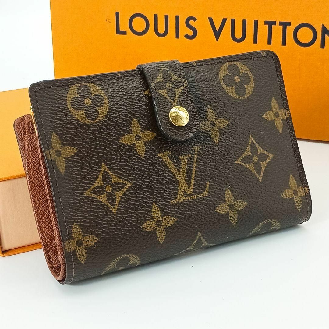 良品 ルイヴィトン モノグラム ポルトモネ ビエ カルトクレディ W