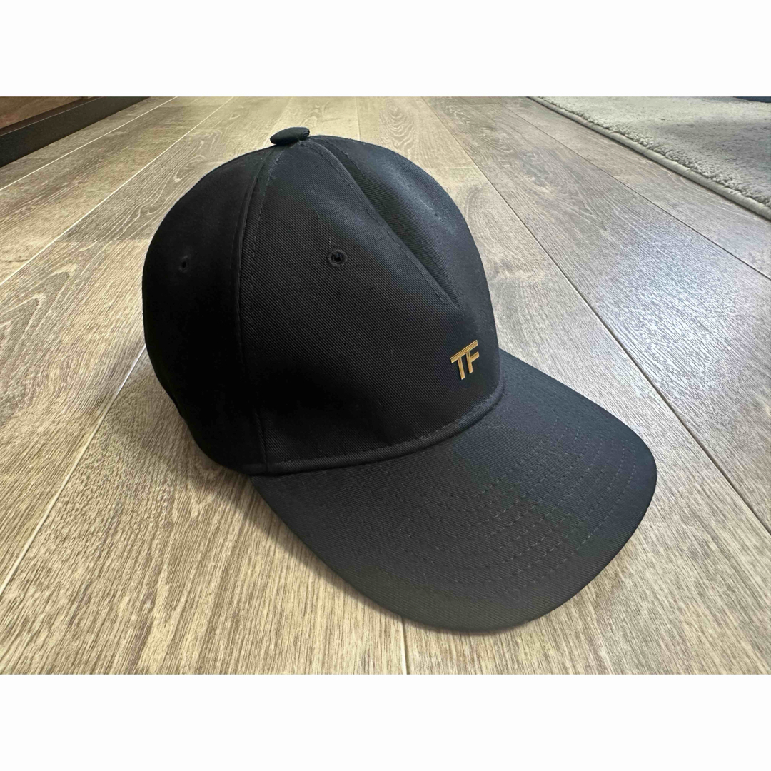 試着のみ】TOMFORD トムフォード TFロゴキャップ 黒 男女兼用