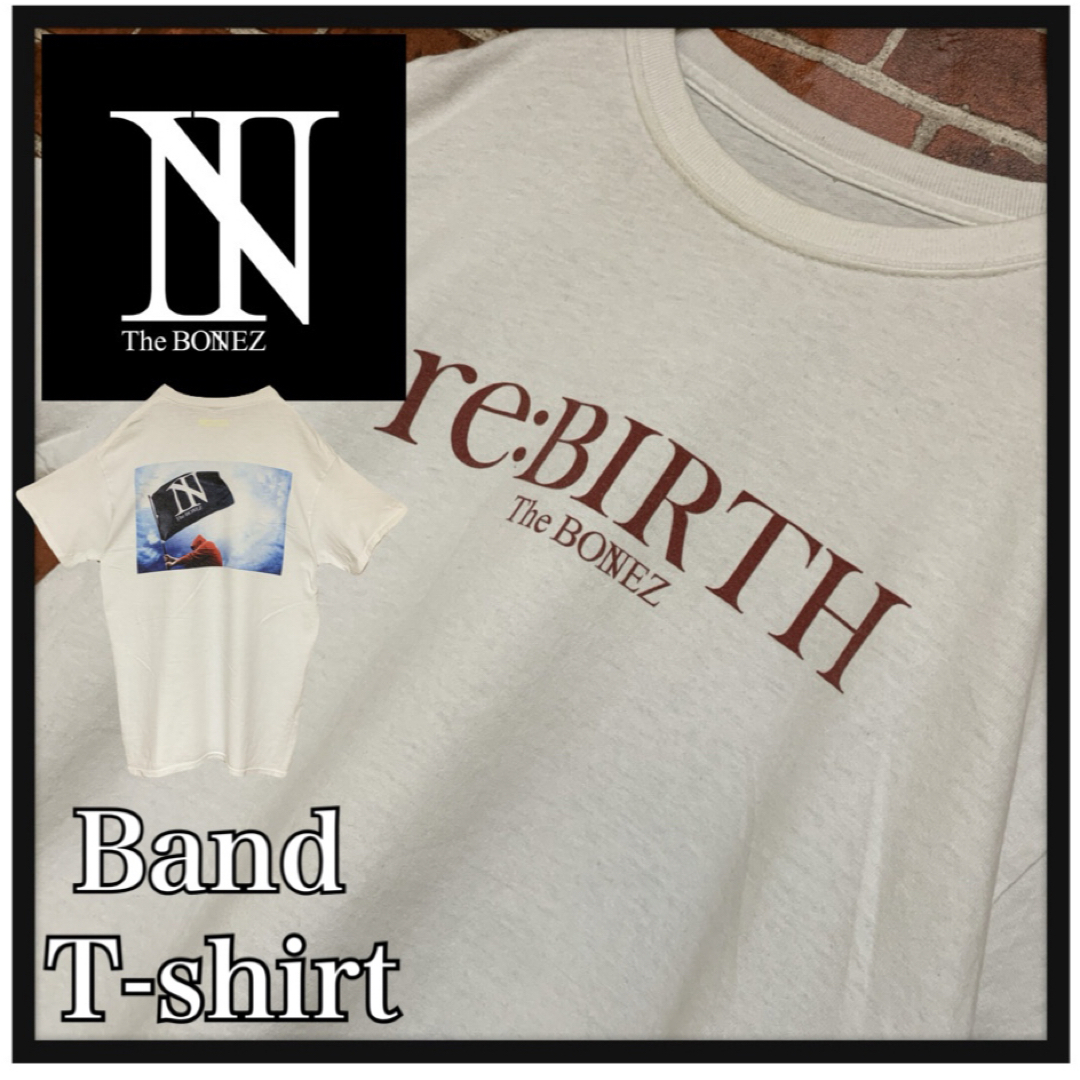 The BONEZ☆ザ・ボーンズ☆re:BIRTH☆両面プリント☆バンドtシャツ