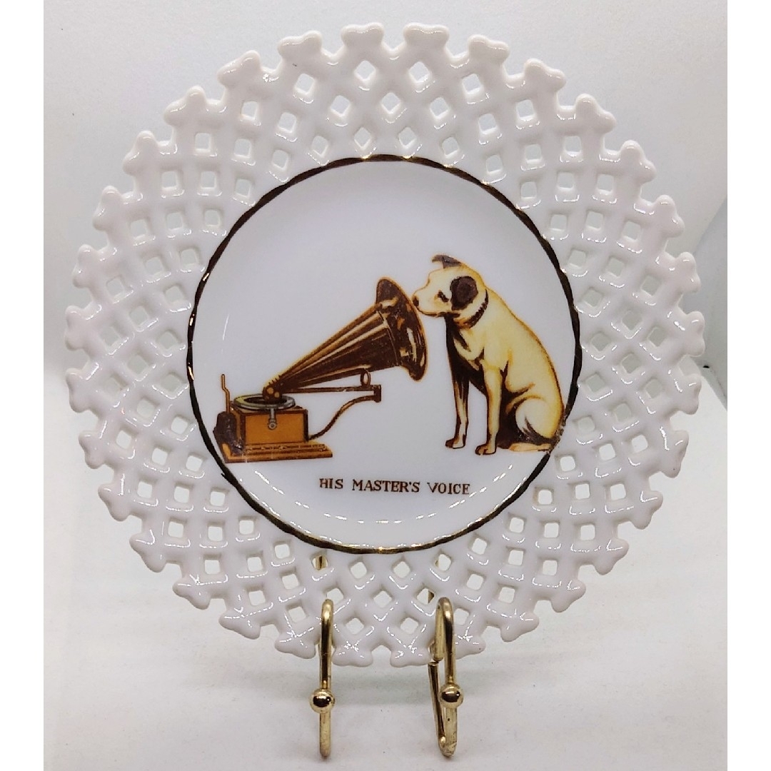 VICTOR☆ニッパー君☆ビクター犬☆飾り皿☆絵皿☆骨董品☆レア物