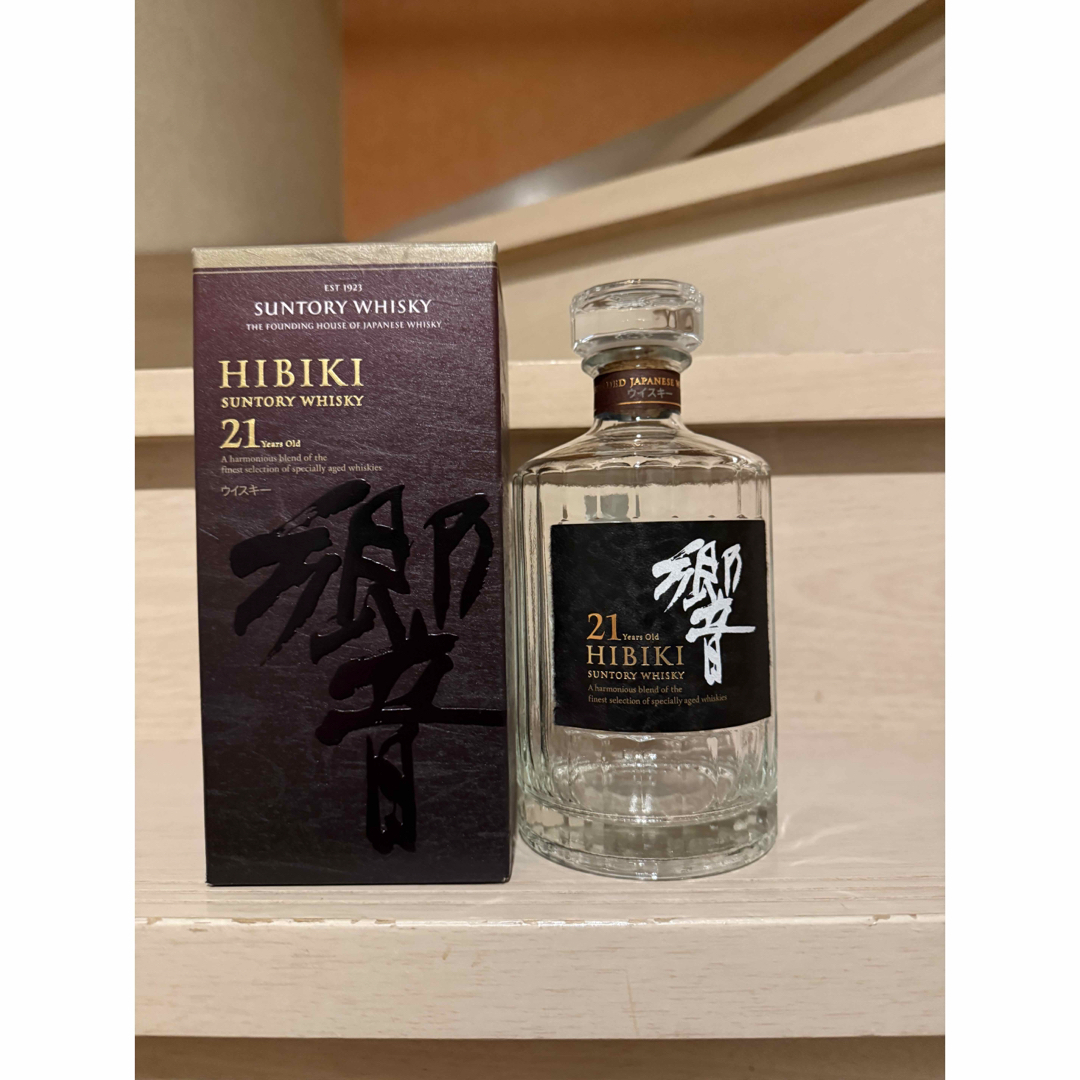 響21年 黒響 空瓶 箱付き サントリー響 21年 ウイスキー 700ml 空き瓶