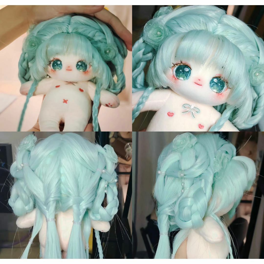 kiki中韓ぬいウィッグ 着せ替えぬいぐるみ 「ヘアアレンジ」参考説明