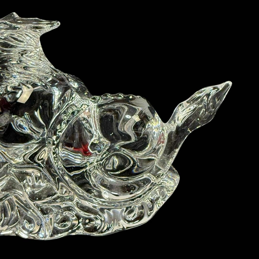 未使用】Baccarat 干支 辰 クリスタルガラス フィギュリン 置物元箱付