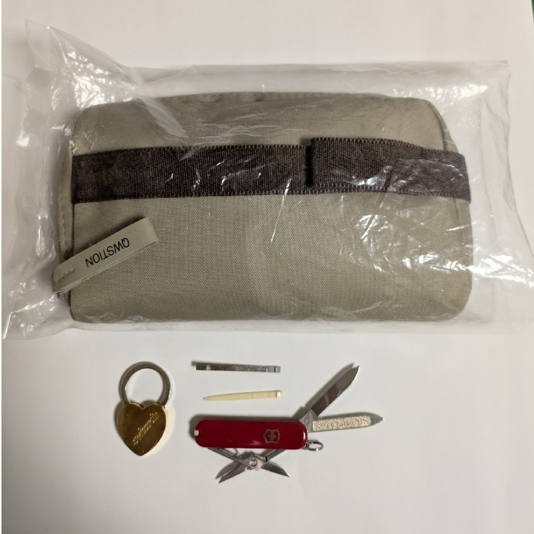 スイス航空 ビジネスクラス アメニティ 南京錠 victorinox ナイフ