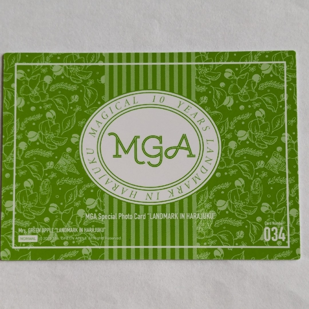 Mrs. GREEN APPLE フォトカード ミセス フォトカ Amazon.co.jp: Mrs