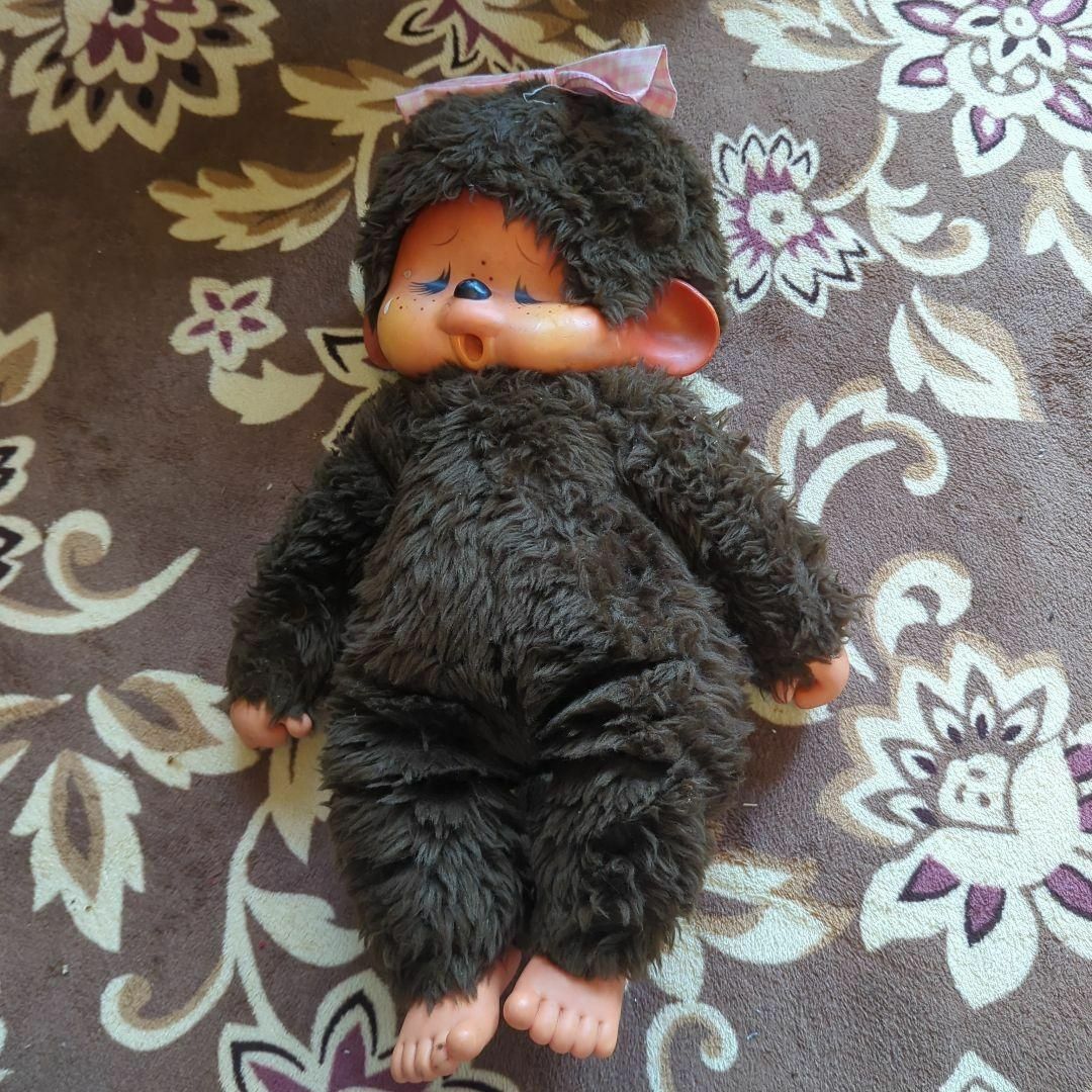 モンチッチ 泣き顔 ぬいぐるみ 1974年製 昭和レトロ セキグチ Lサイズ