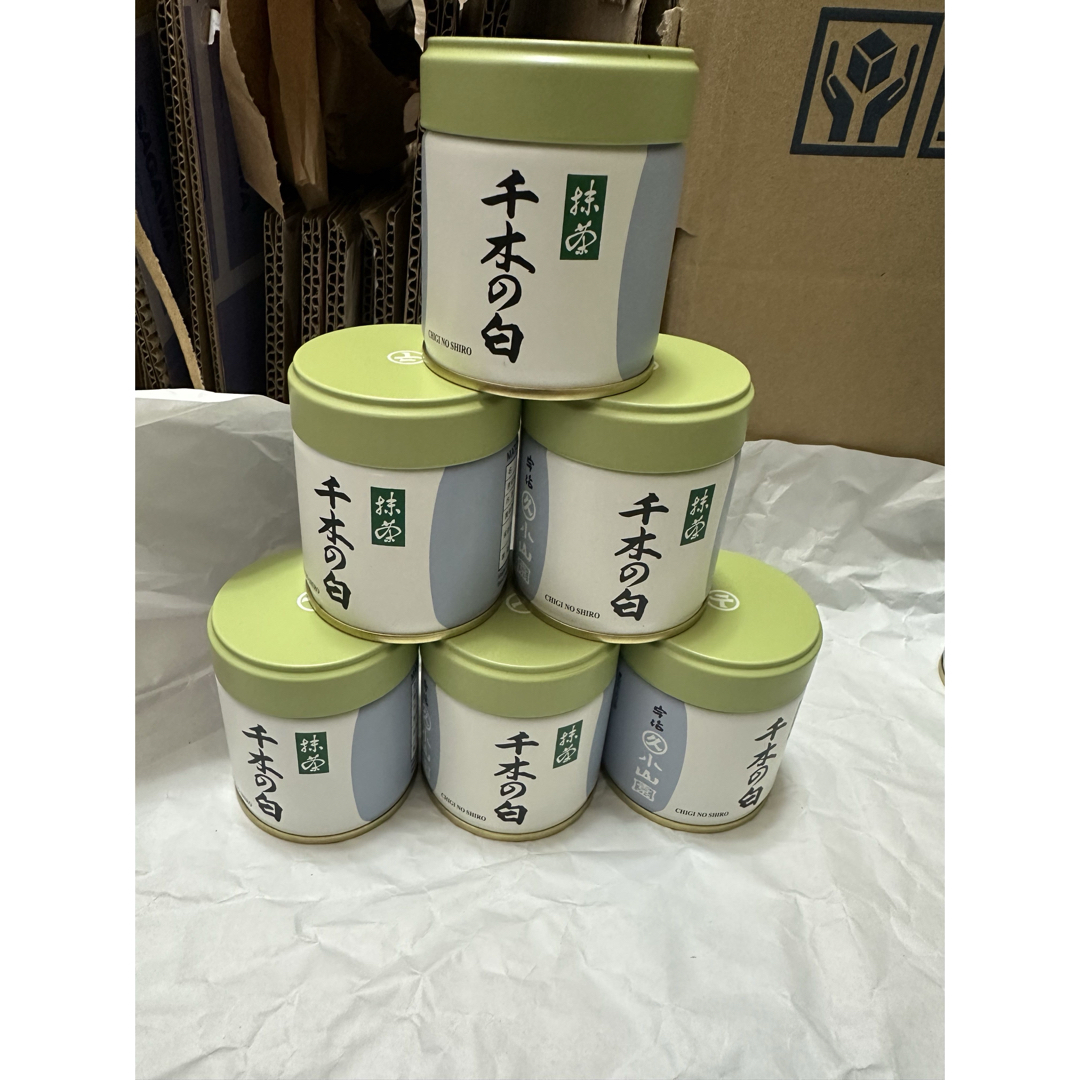 宇治 山政小山園 抹茶 栂の白 音羽の白 缶入 19缶