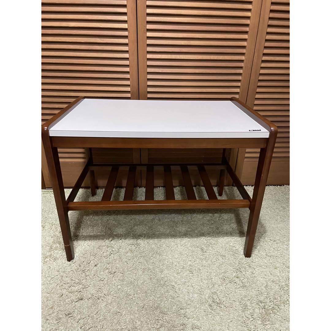 オールドカリモク karimoku デコラトップ サイドテーブル ヴィンテージ