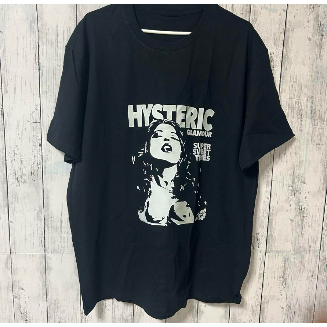 HYSTERIC GLAMOUR ヒステリックグラマー Tシャツ XL相当 黒