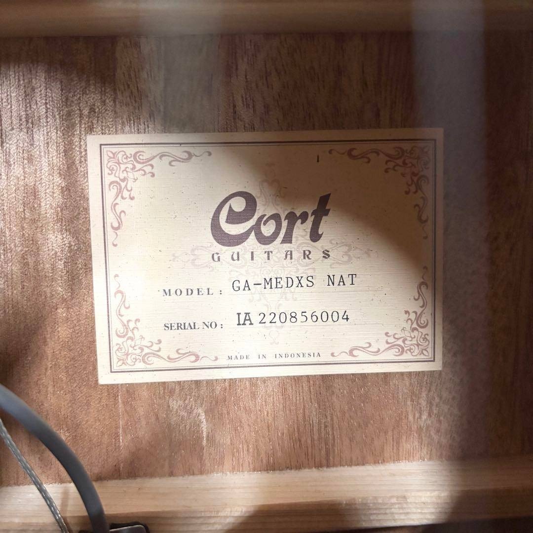 美品】Cort GA-MEDXS エレアコ NAT アコースティックギター