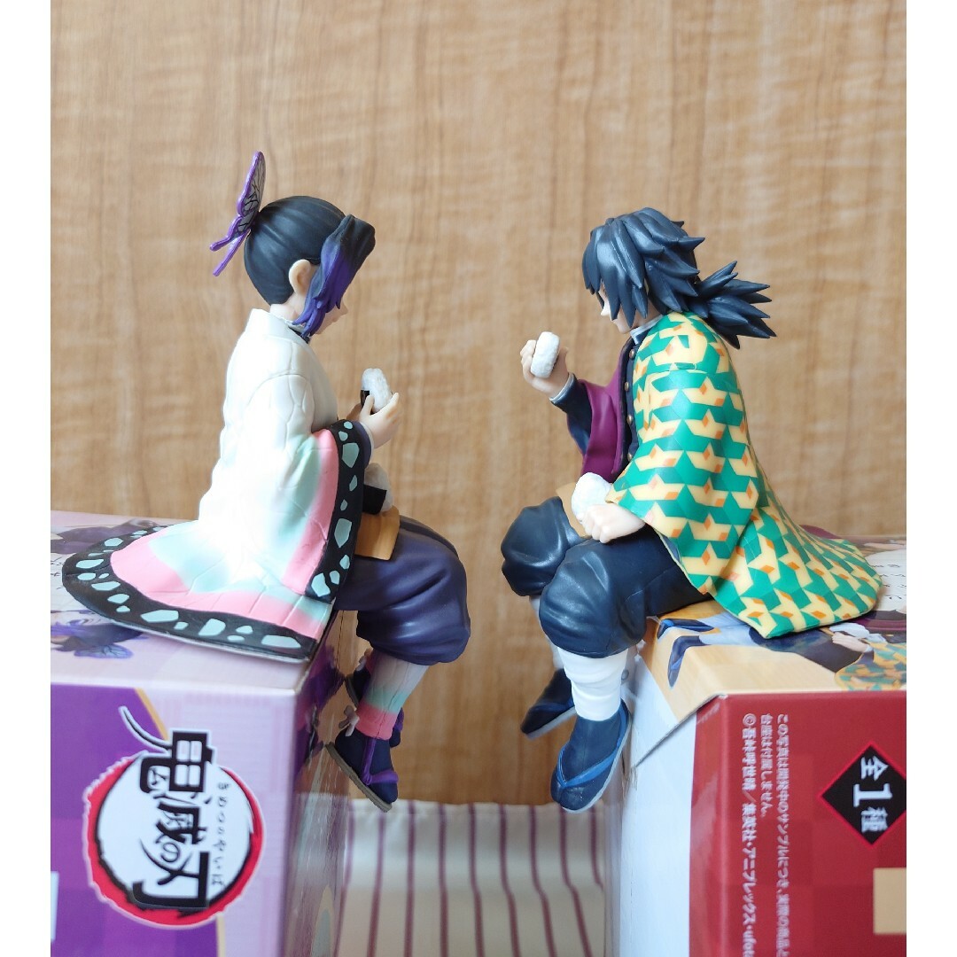 ちょこのせ 鬼滅の刃冨岡義勇 胡蝶しのぶ セット