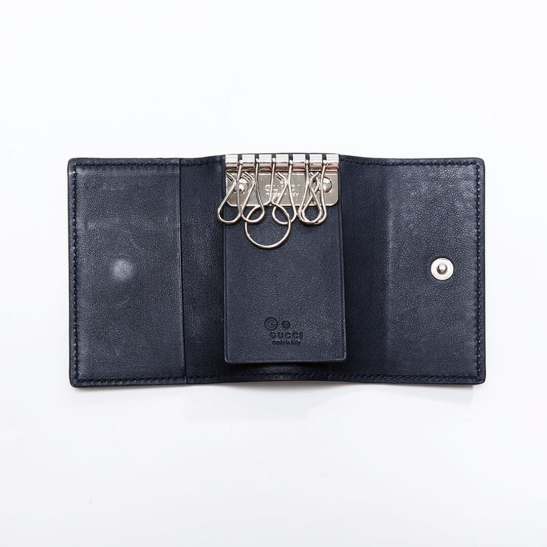 GUCCI - グッチ GUCCI GG シマ 6連 キーケース【中古】の通販 by NUIR