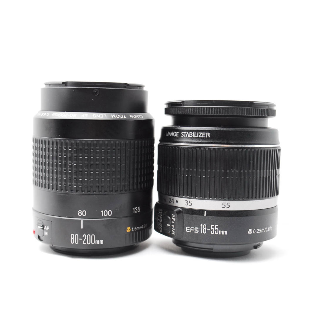 世界最小一眼レフ】Canon Kiss X7 ダブルレンズセット ショット数少