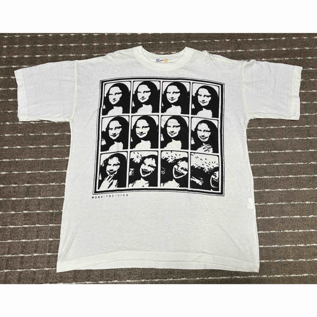 90s mona the lisa モナリザ アートTシャツ ユーロ Lサイズ