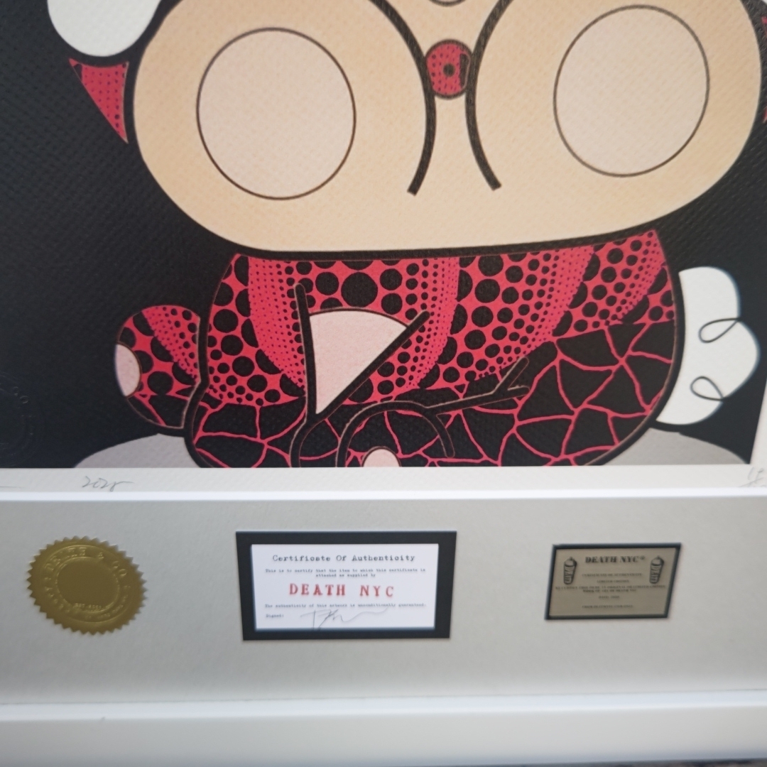DEATH NYC BA86 サイン、ナンバー、COAあり
