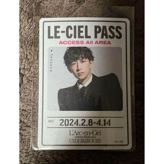 直筆サイン TETSUYA ESP 非売品 ステッカー ラルク L'Arc 直筆サイン