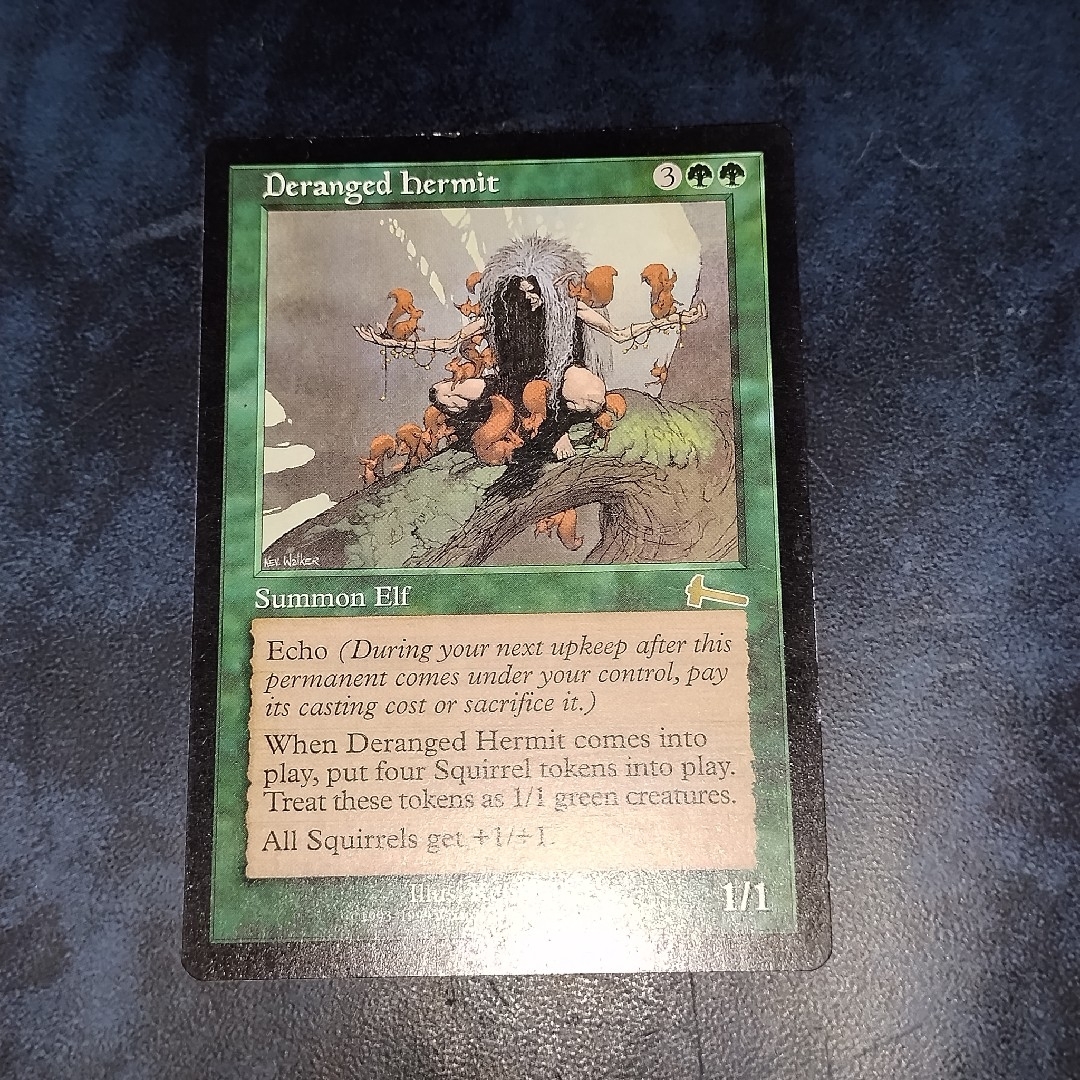 MTG ULG 錯乱した隠遁者/Deranged Hermit 英語版