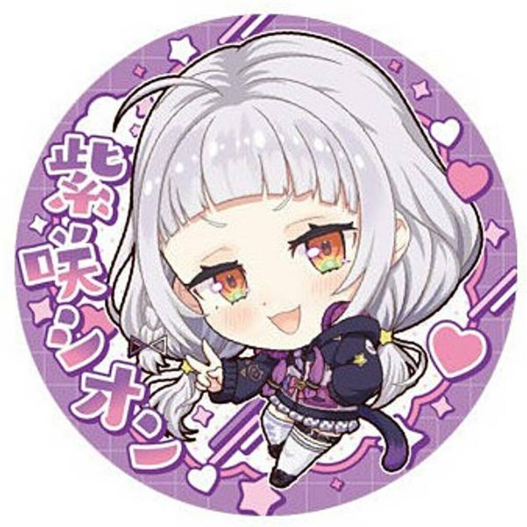 紫咲シオン ホロウィッチ 缶バッジ S1154233 - ピンズ・ピンバッジ・缶