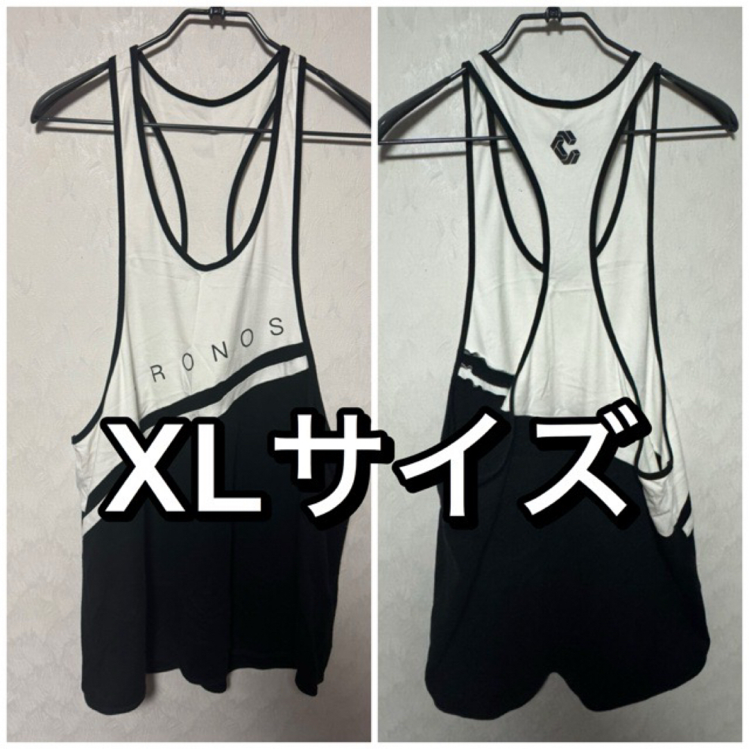 CRONOS ブラック タンクトップ cronos タンクトップ☆ CRONOS クロノス