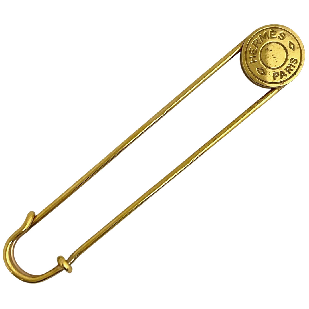 美品】HERMES エルメス セリエ ピンブローチ ゴールド 2024 4M18 楽天