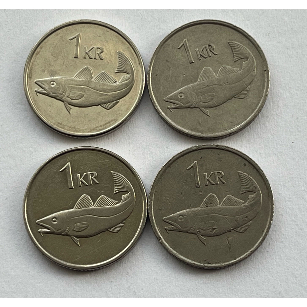 アイスランド コイン クローナ 3種6枚
