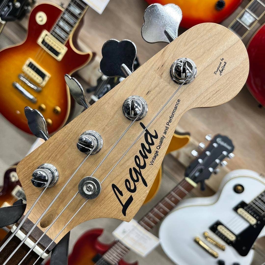 10941】 Legend ジャズベース タイプ フレイム グリーン