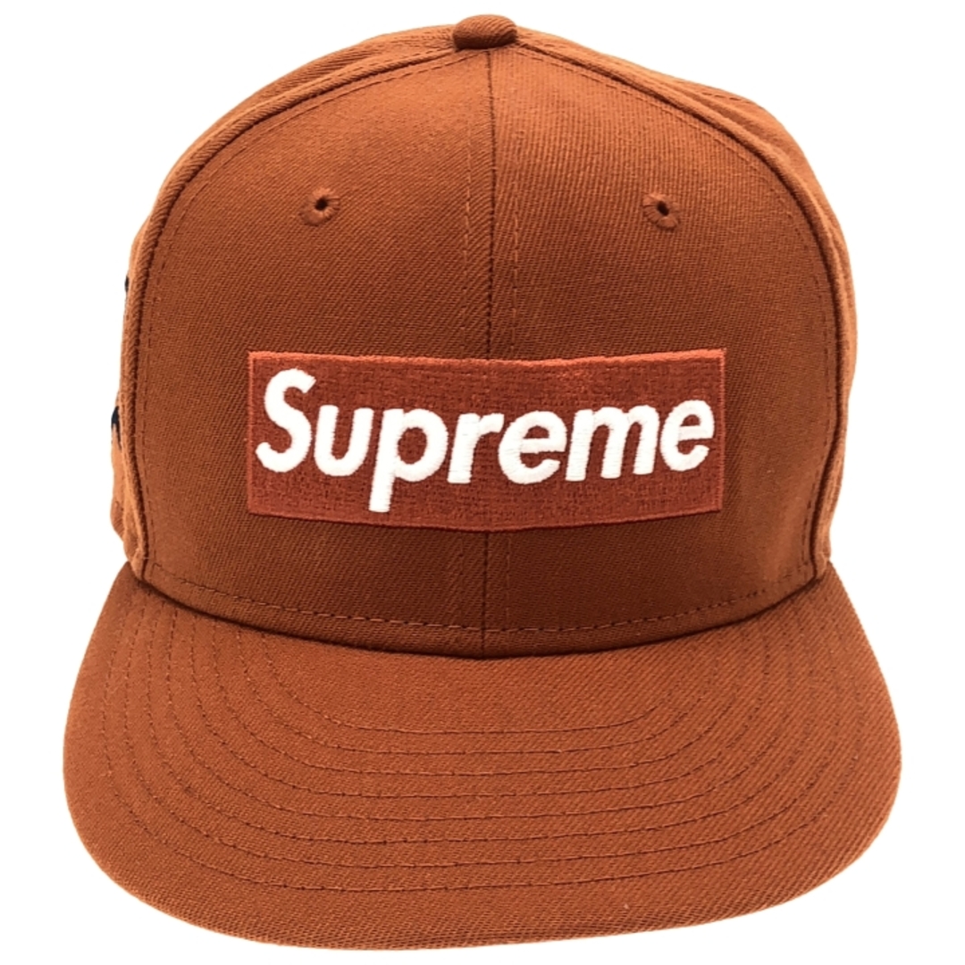 Supreme (シュプリーム) ロゴキャップ メンズ ブラウン 7 5/8