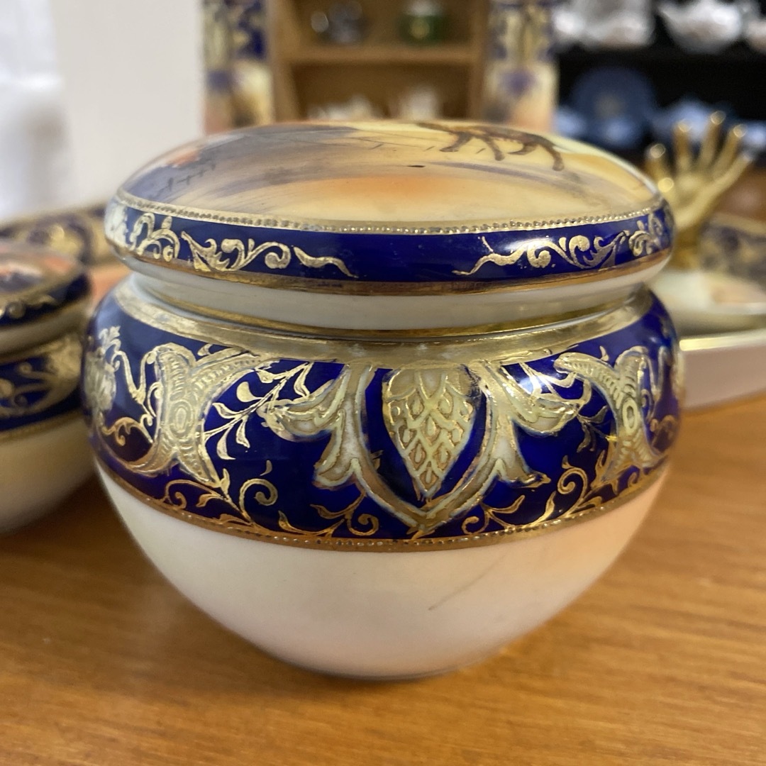 Noritake - 希少 銘品オールドノリタケ マリオンキャメル ドレッシング