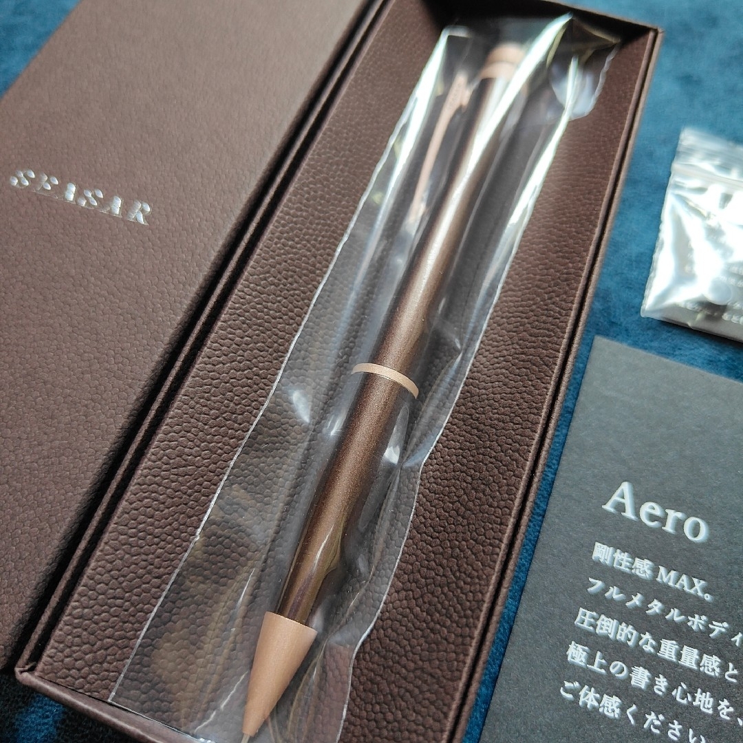 新品未開封】SEASAR Aero 剛性感MAX シャープペン ダークブラウンの