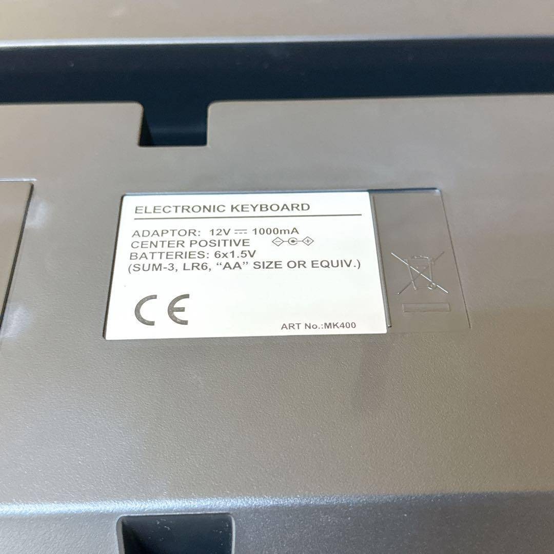 PLAYTECH ポータブルキーボード PTK500 スタンド+ペダルセット