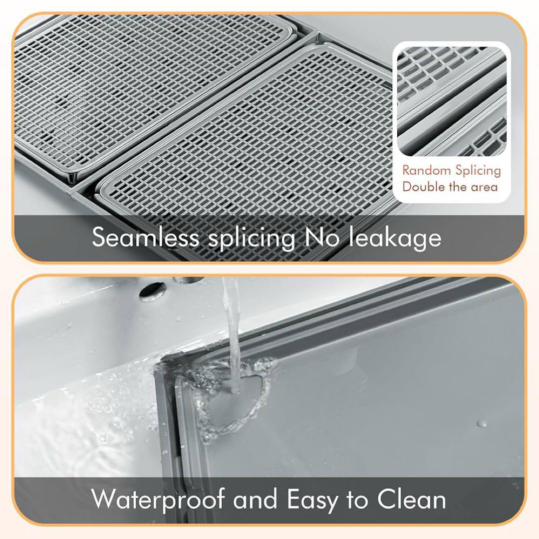 Rarenut スプライス可能な猫用トイレマット、トイレやペット