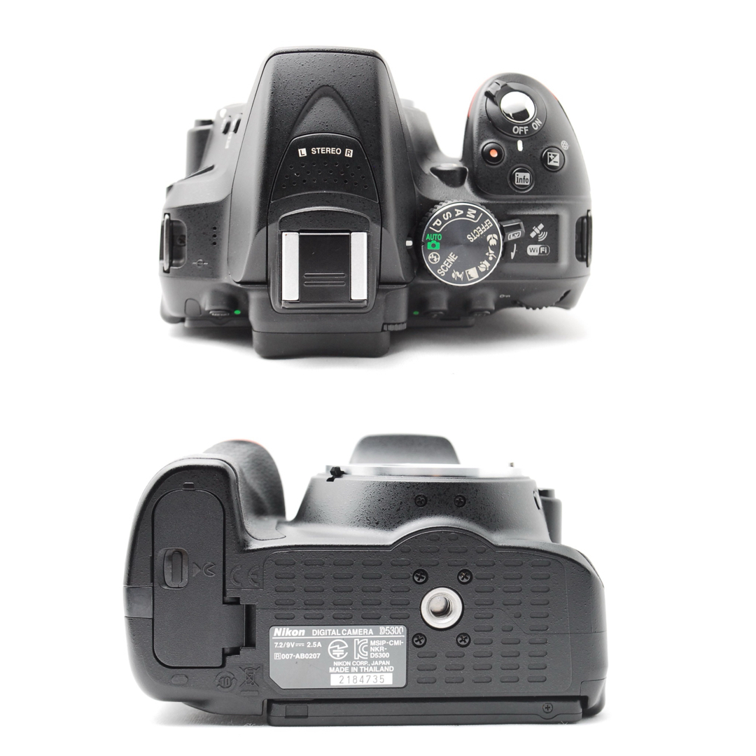 Nikon D5300☆Wi-Fi搭載◎ 初心者 ダブルレンズ ショット数少