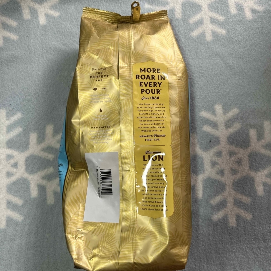 ハワイ ライオンコーヒー全豆100%コナコーヒー24kゴールドロースト