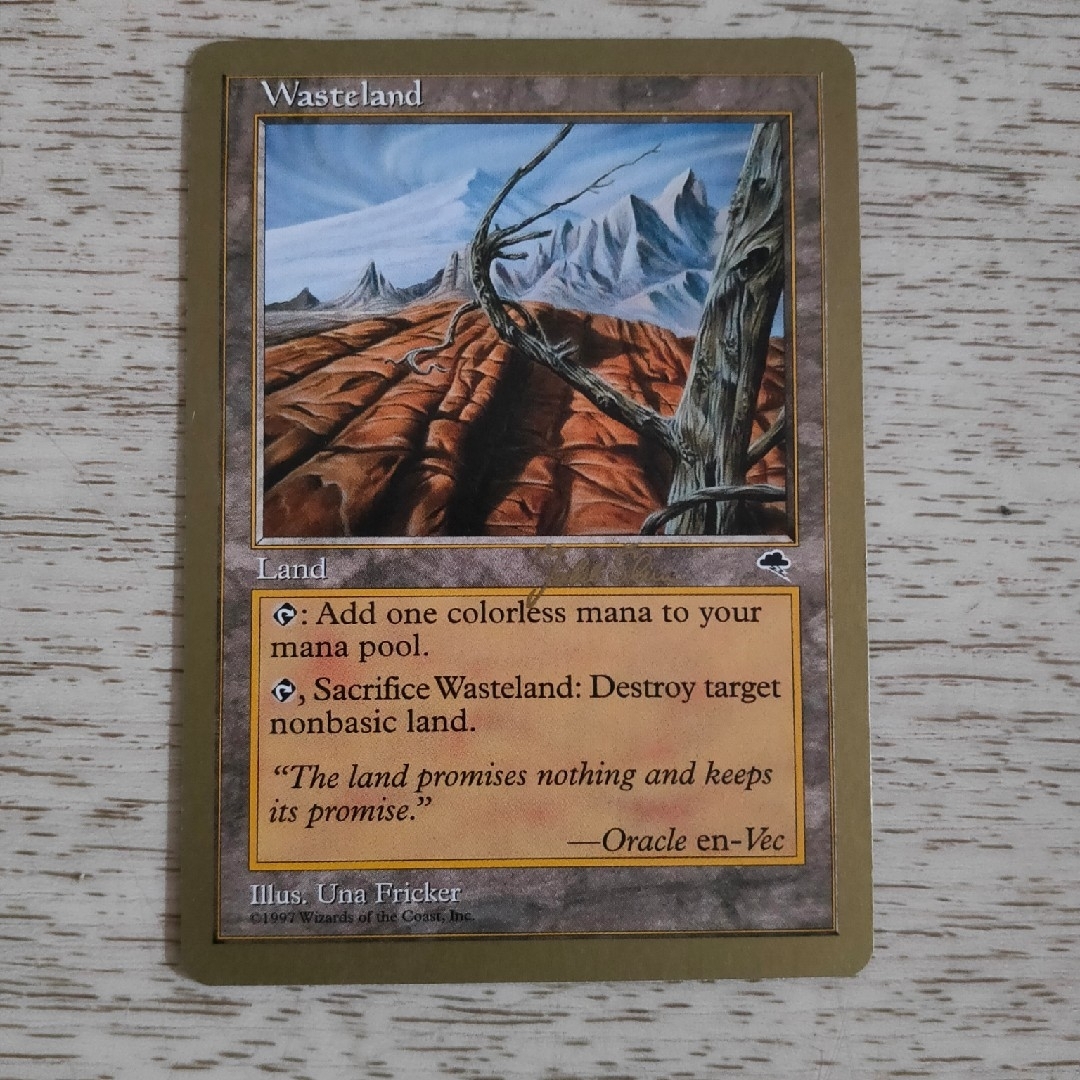 MTG 不毛の大地/Wasteland 日本語 4枚 MTG TMP 不毛の大地 4枚セット