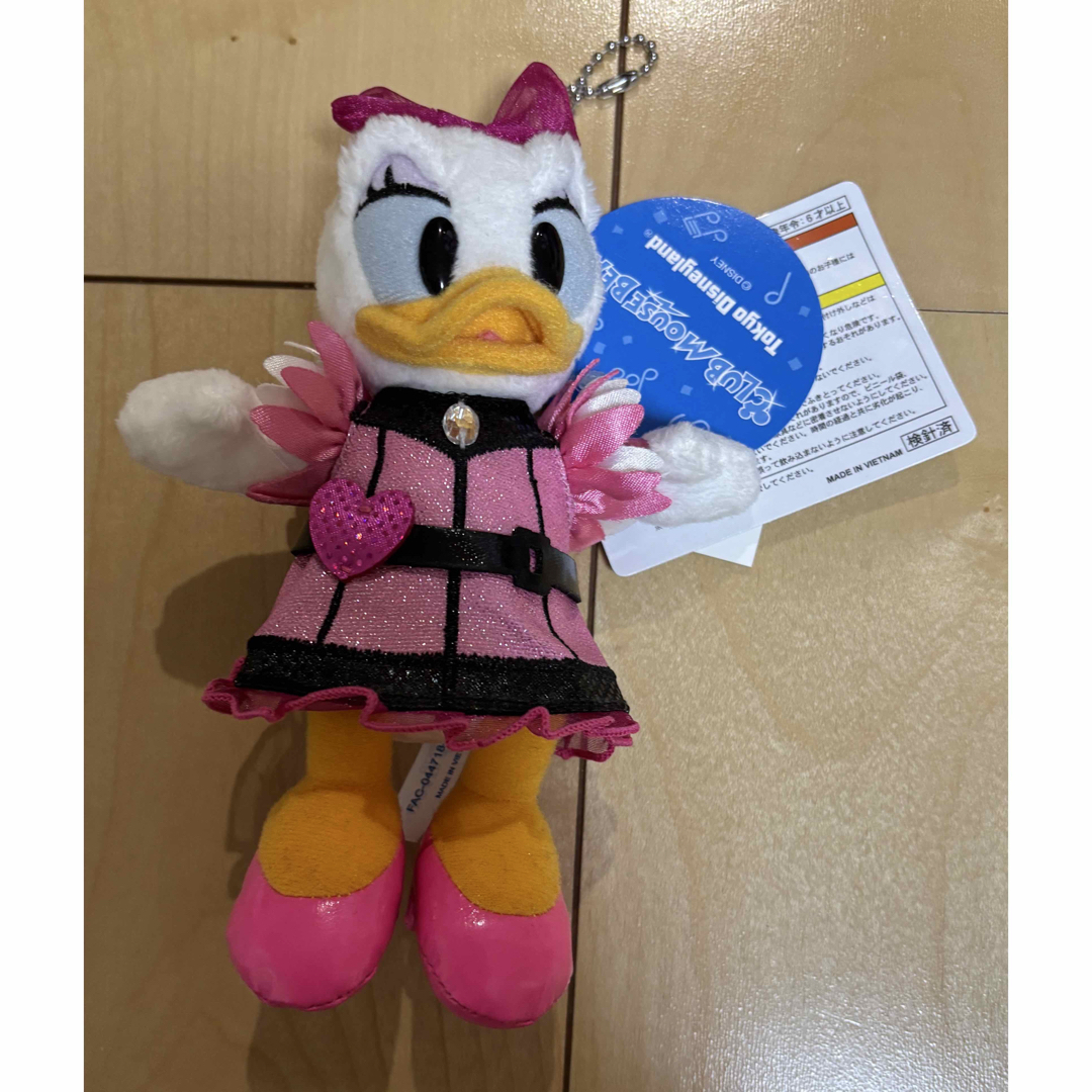 ディズニー Disney クラブマウスビート デイジー ぬいぐるみバッジ