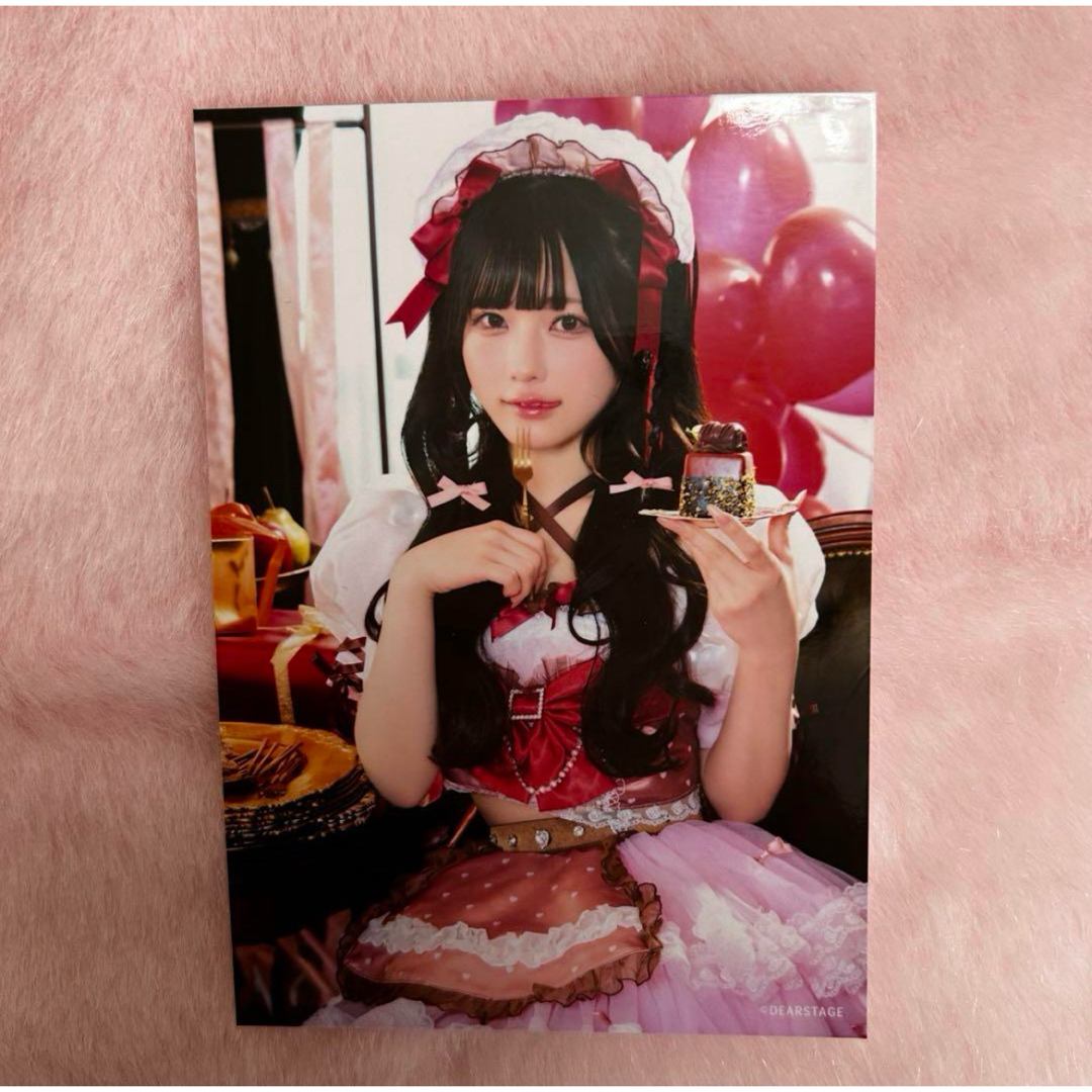 きゅるりんってしてみて 逃げ水あむ ブロマイド チェキ バレンタインの