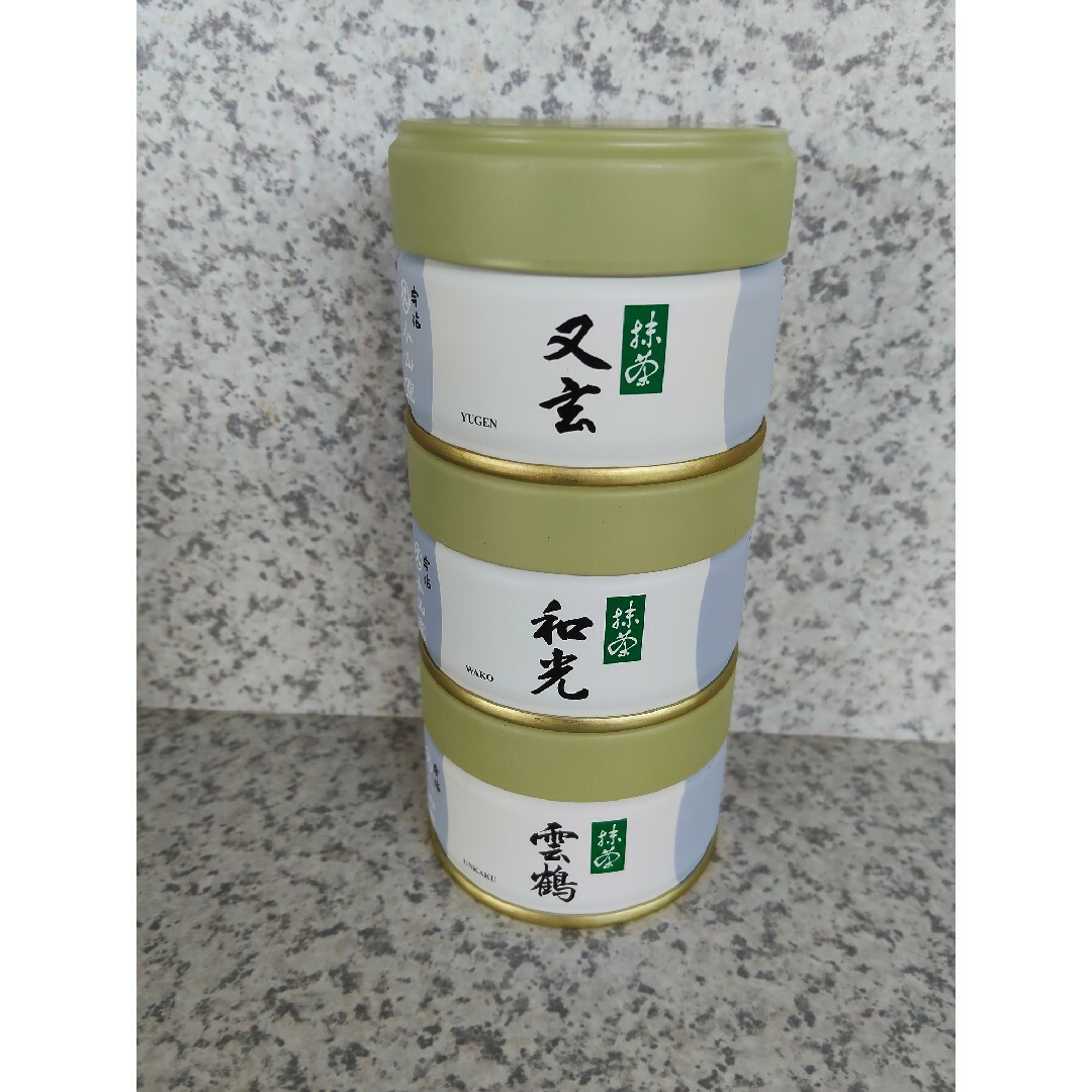 抹茶丸久小山園 和光40g、又玄20g✖️2缶 丸久小山園 和光