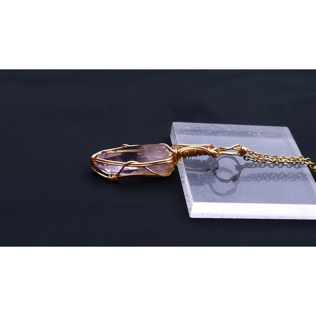 国産 雨塚山紫水晶 ペンダントトップ◇