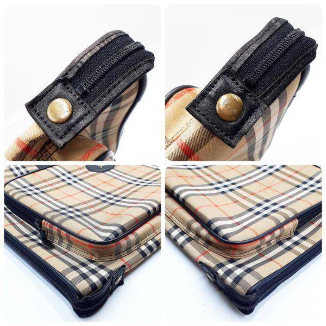 □極美品□Burberrys バーバリー ガーメントバッグ スーツケース ノバ