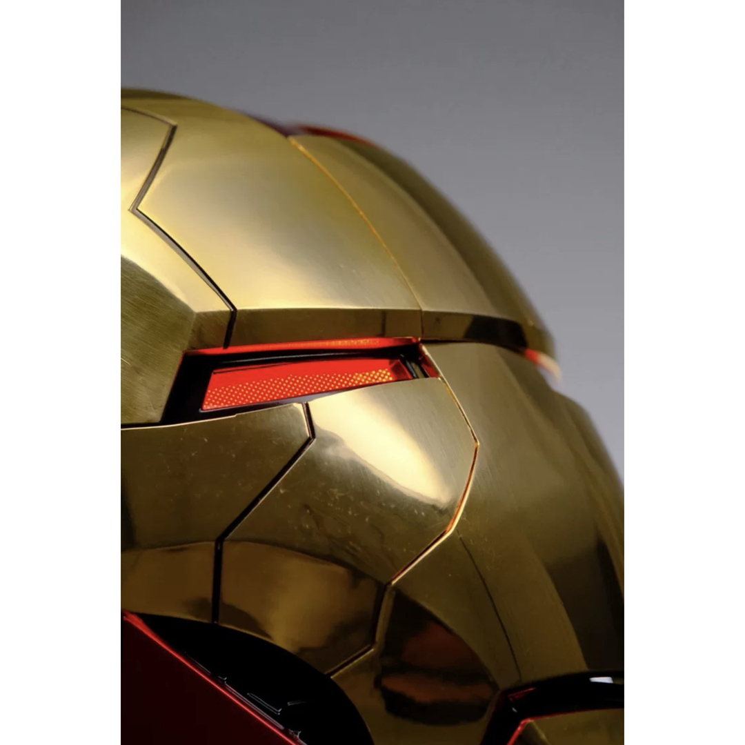 AUTOKING 1/1 アイアンマン マーク5 MK5 ヘルメット マスク 金