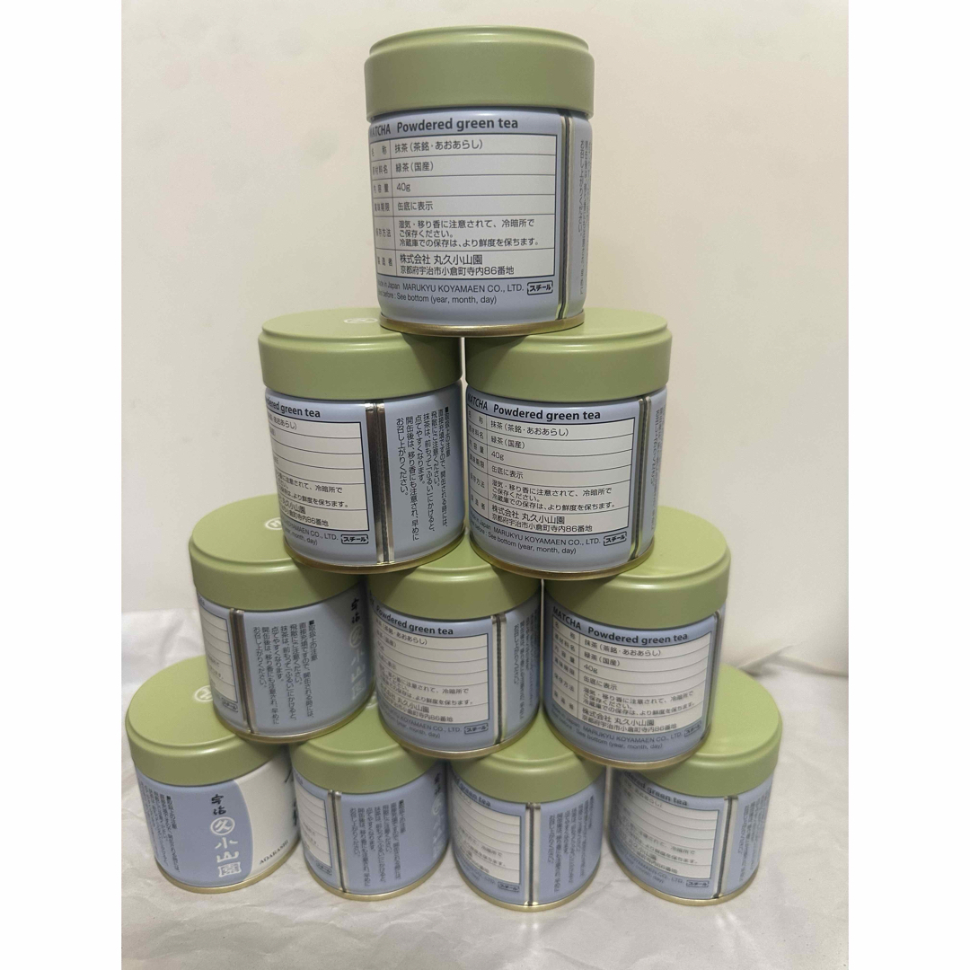 新品未開封 京都 丸久小山園 抹茶 青嵐 40g缶 22個 丸久小山園