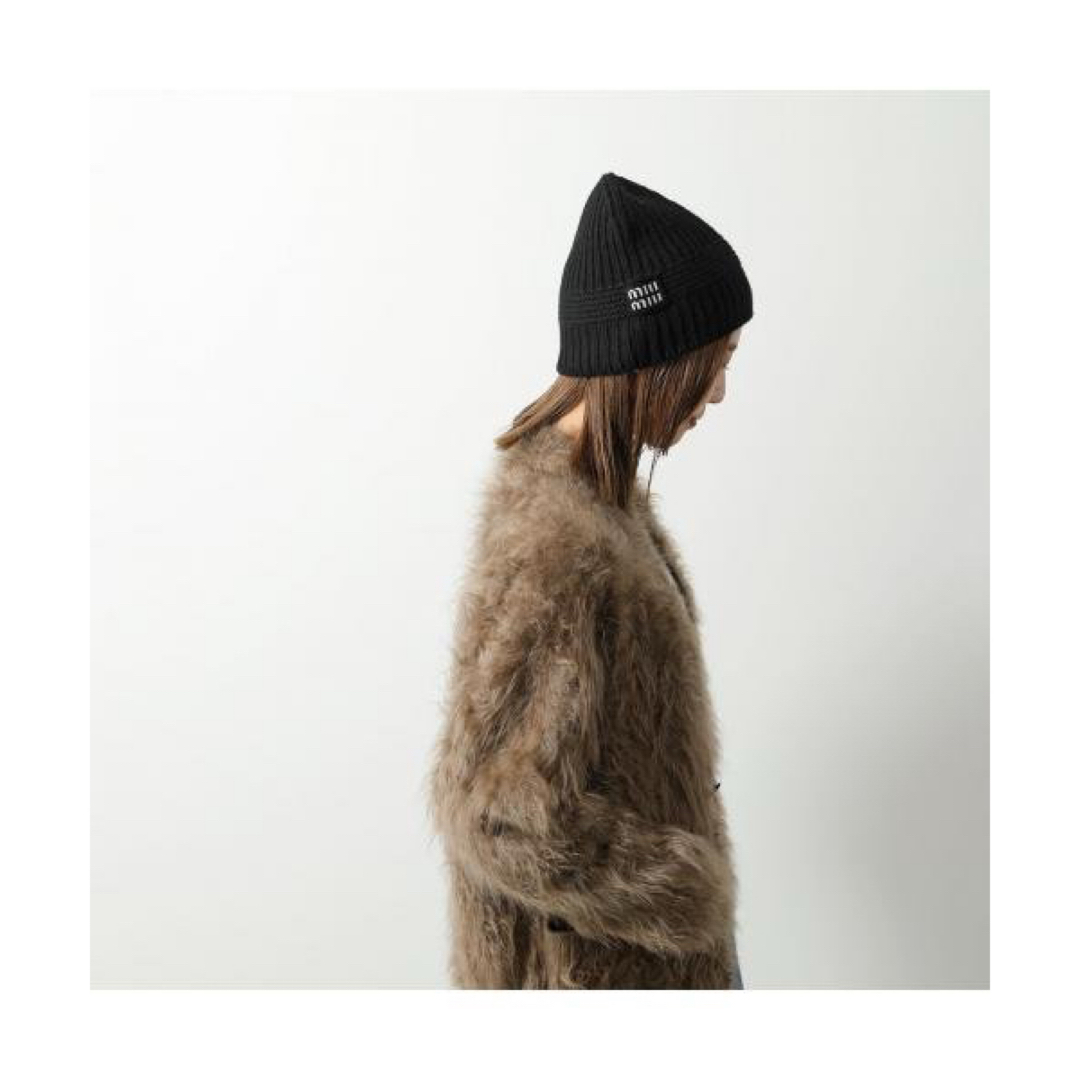MIUMIU ミュウミュウ ニット帽/ビーニー Black