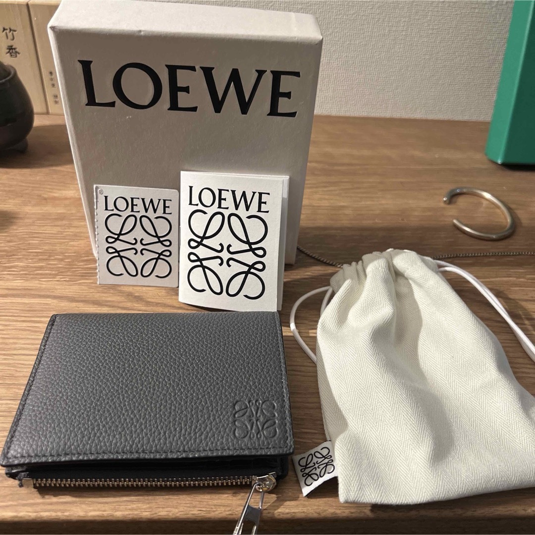 LOEWE / 2つ折り財布/--/BRD/無地/メンズ LOEWE(ロエベ) / 2つ折り財布